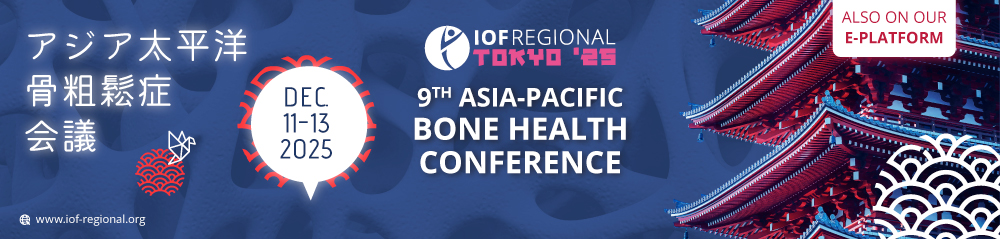 8th Asia-Pacific Osteoporosis Conference - Nov. 25-28, 2018 - IOF